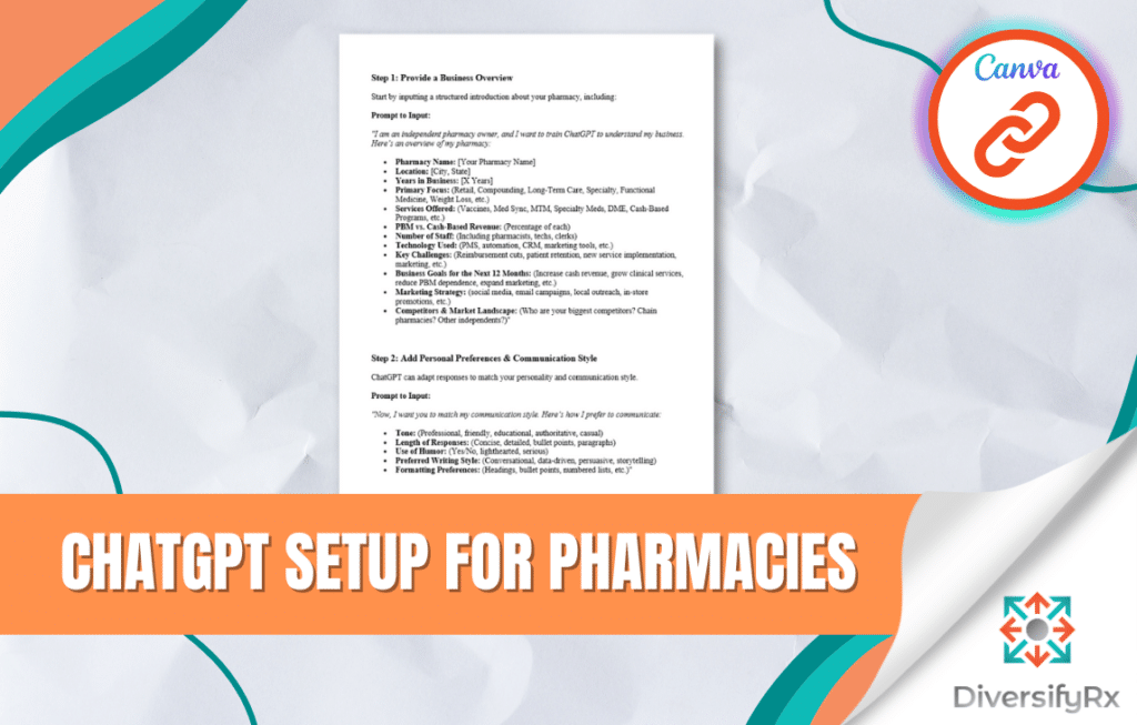 ChatGPT Setup For Pharmacies | Step-by-step Guide Image