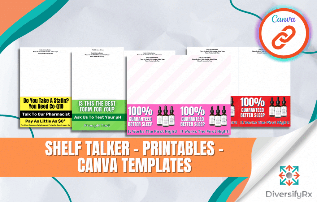 Shelf Talker – Printables – Canva Templates Image