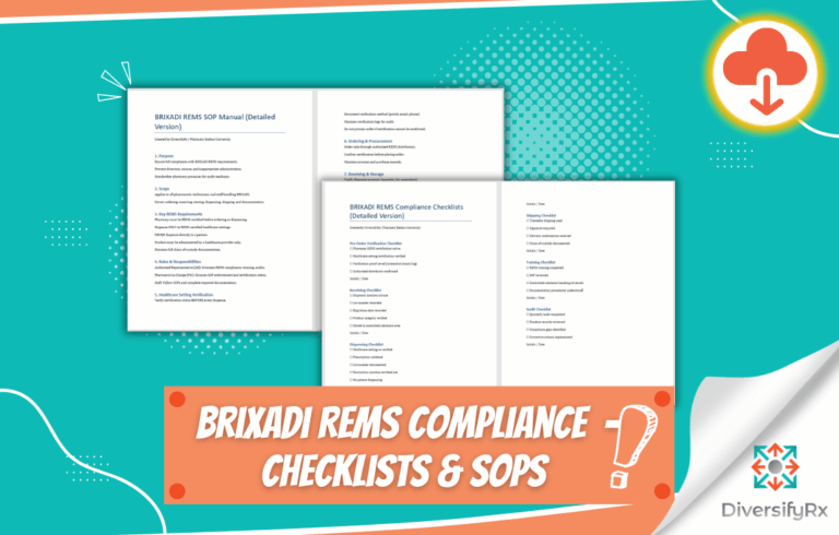 Brixadi REMS Compliance – Checklists & SOPs image
