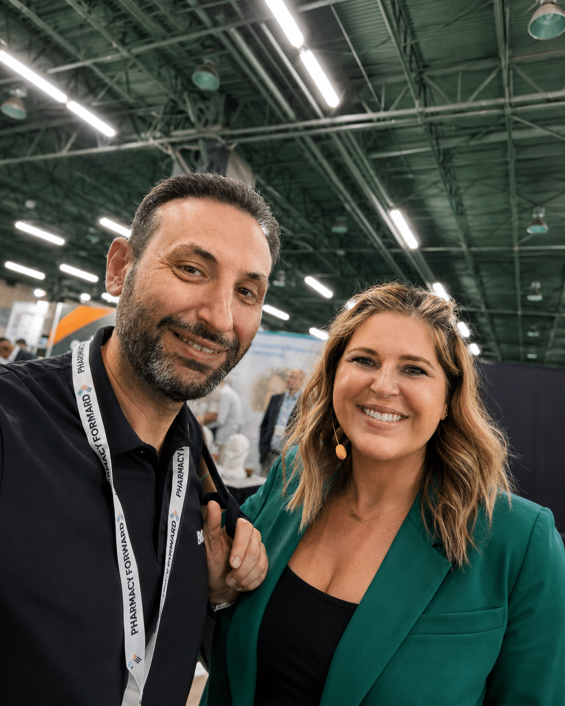 Dr. Lisa Faast with a Pharmacy Badass University member