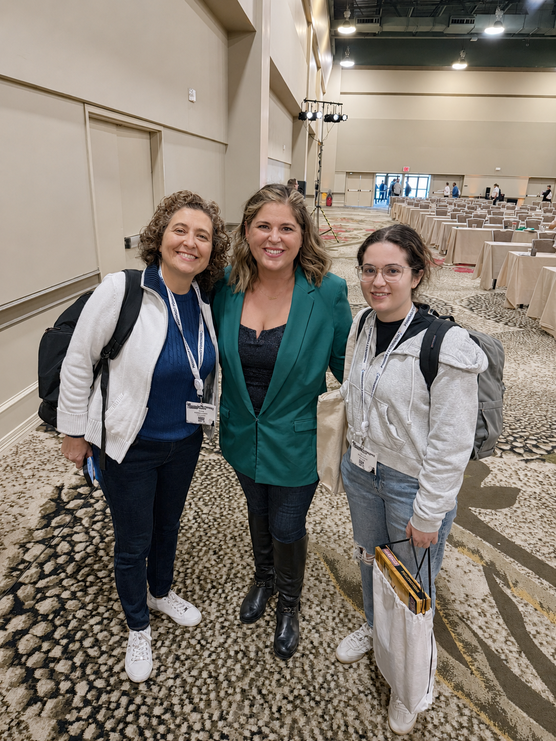 Dr. Lisa Faast with a Pharmacy Badass University member