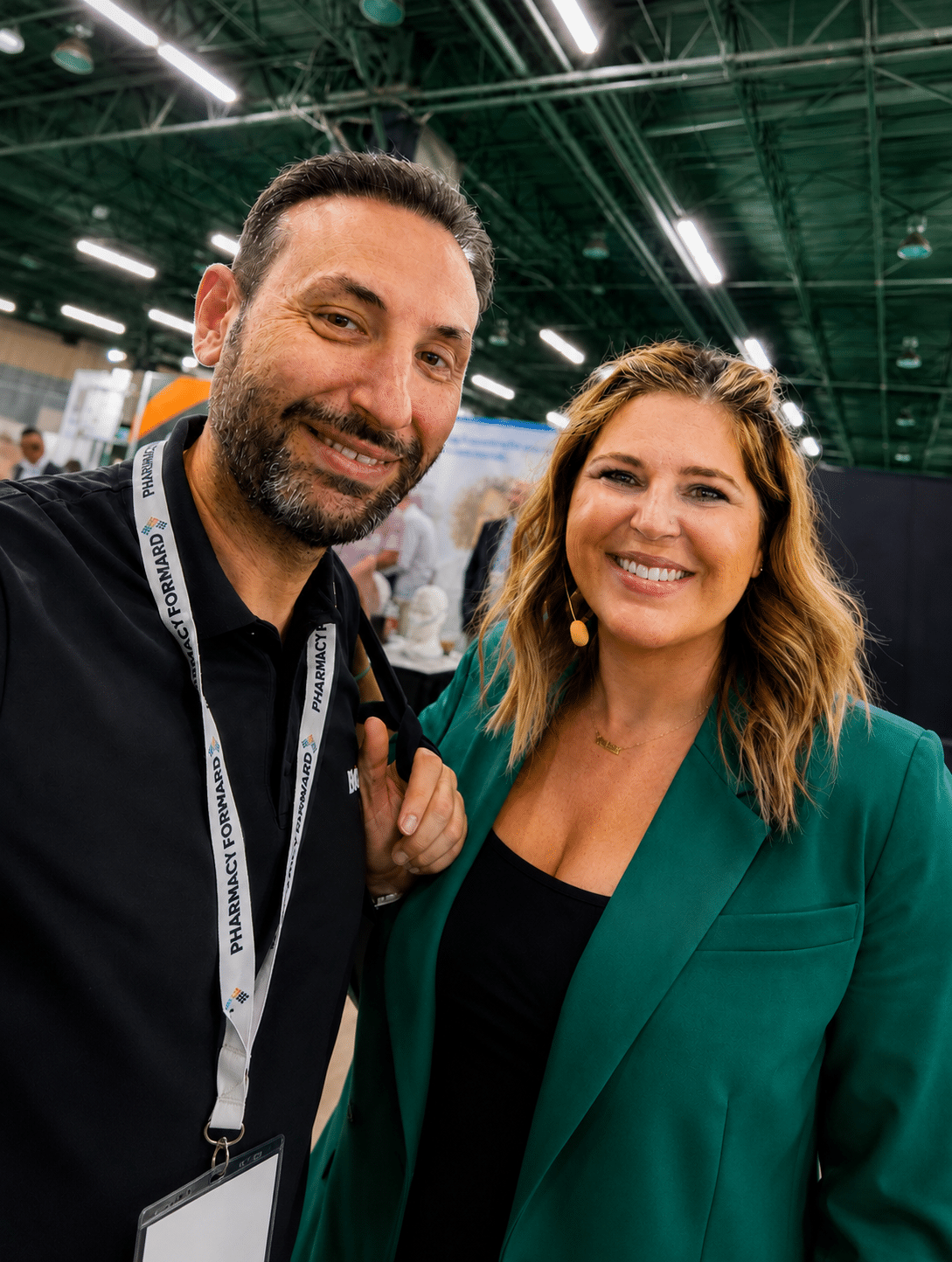 Dr. Lisa Faast with a Pharmacy Badass University member