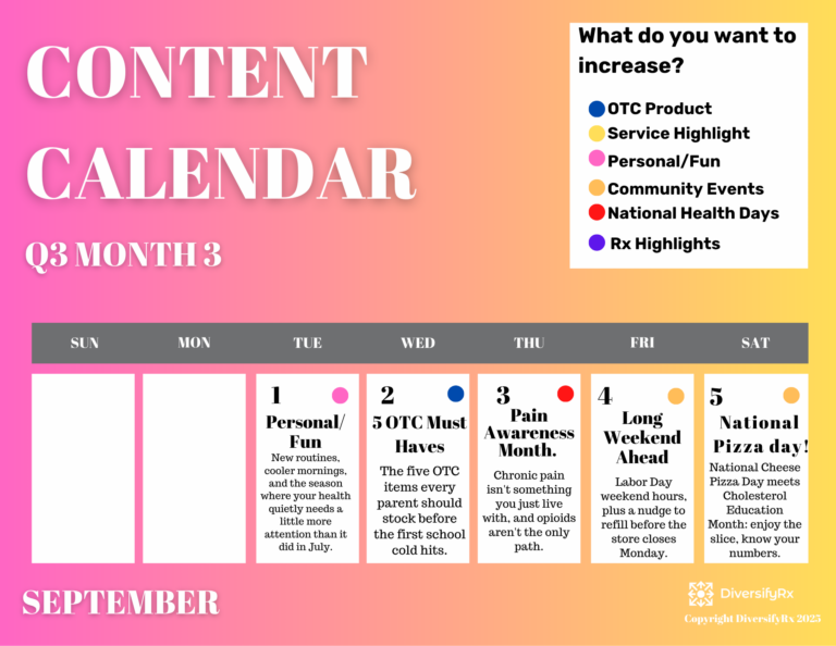 September 2026 Content Calendar. Image
